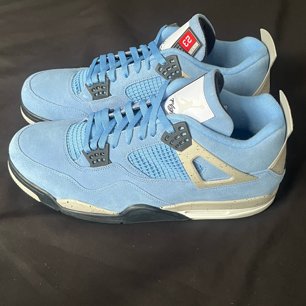 Jordan Blue and Gray Men's Shoes